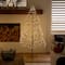 6ft. Pre-Lit Artificial Halloween Black Starburst Tree with 1680 Fairy Warm White LED Lights